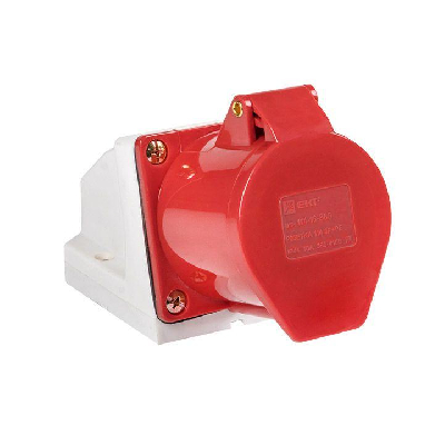 Розетка наруж. уст. 16А 380В 3P+РЕ IP44 (114) EKF ps-114-16-380