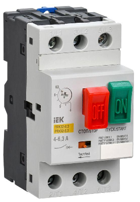 Пускатель ПРК32-6.3 In6.3А Ir4-6.3А Ue 660В ИЭК DMS11-D63