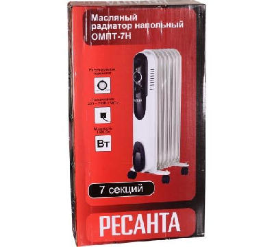 Радиатор электрич. 7 секц. масл. ОМПТ- 7Н (1.5кВт) Ресанта 67/3/3