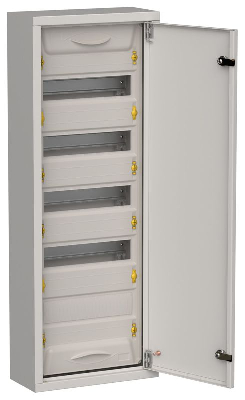 Корпус ЩРн-60 (1х60) TITAN 5 835х310х140 IP31 метал. сер. IEK TI5-50-N-060-31-7035