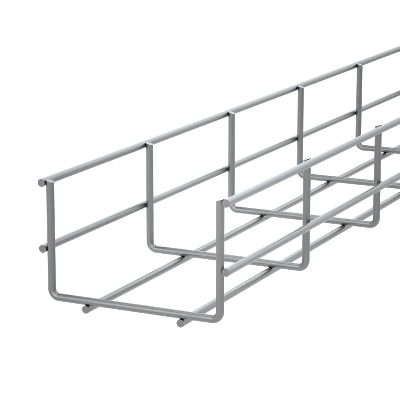 Лоток проволочный 100х60 L3000 сталь 4мм PL60х100х4.0 оцинк. КМ LO0661