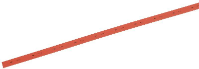 Трубка термоусадочная ТТУ 4/2 красн. 1м ИЭК UDRS-D4-1-K04