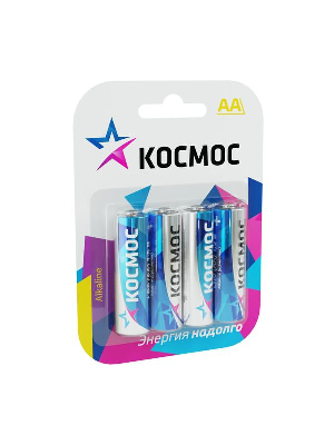 Элемент питания алкалиновый LR LR6 BP-4 (блист.4шт) Космос KOCLR64BL_classic