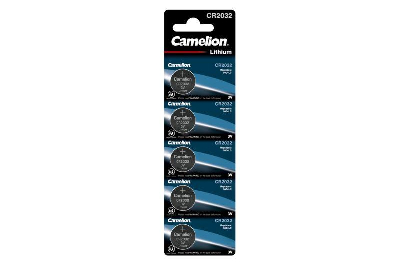 Элемент питания литиевый CR CR2032 BL-5 (блист.5шт) Camelion 1595