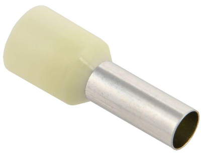 Наконечник-гильза изол. Е1012 10кв.мм (уп.100шт) ИЭК UGN10-010-07-12