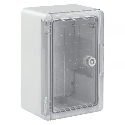 Корпус ударопрочный ЩМПп 240х180х120 IK10 IP65 прозр. дверь АБС пластик PRIZMA TOKOV ELECTRIC TKE-PZ-CPB00-IK10-IP65