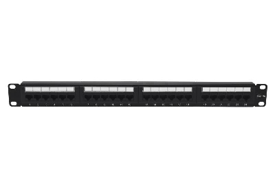 Патч-панель 19 1U кат.5E неэкранир. 24 порта RJ45 Dual IDC с задним кабельным организатором TOKOV ELECTRIC TKE-PP-5E-1U-24P-UTP-CO