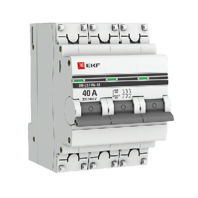Выключатель нагрузки 3п 40А ВН-63 PROxima EKF SL63-3-40-pro