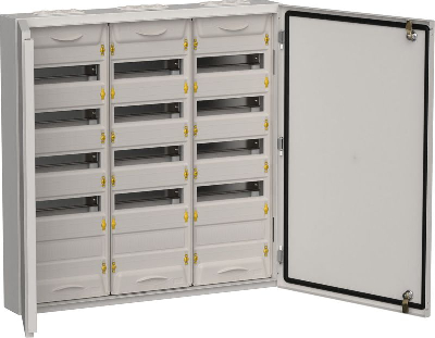 Корпус ЩРн-180 (3х60) TITAN 5 835х830х140 IP54 метал. сер. IEK TI5-50-N-3X060-54-7035