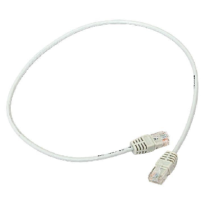 Патч-корд кат.5e (1Гбит/с) неэкранированный UTP оболочка PVC сер. (0.5м) TERACOM EKF TRC-5EUTP-PVC-05M-GY