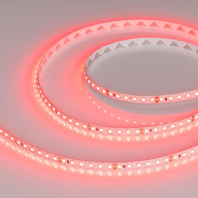 Лента светодиодная RT-A120-8mm 24V Red 9.6Вт/м IP20 2835 (уп.5м) Arlight 008781(2)