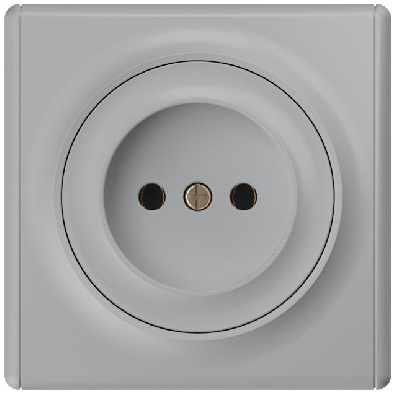 Розетка 1-м СП Florence 16А IP20 без заземл. винт. клеммы механизм сер. 1E10301302 OneKeyElectro 2172835