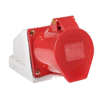 Розетка наруж. уст. 32А 380В 3P+РЕ IP44 (124) EKF ps-124-32-380