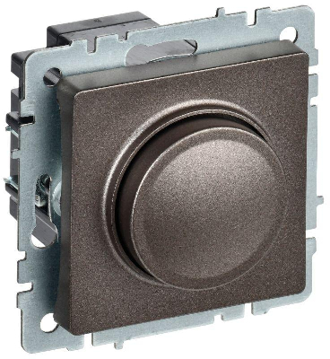 Светорегулятор СП BRITE пов-наж. 600Вт СС10-1-0-БрТБ бр. IEK BR-D20-0600-K45