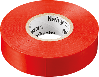 Изолента ПВХ 15мм (рул.20м) красн. NIT-B15-20/R Navigator 71104