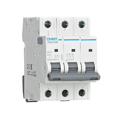 Выключатель автоматический NB8-63M 3п 50А 12In (D) (R) CHINT 320847