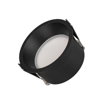 Светильник светодиодный MS-BREEZE-BUILT-R82-9W Warm3000 BK 80 deg IP20 230В металл Arlight 036619