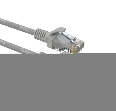 Патч корд U/UTP кат.5e PC-1U-A 1м сер. Simple Эра Б0051370