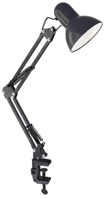 Светильник UF-312P С02 настол. 230В 60Вт черн. Ultraflash 12895