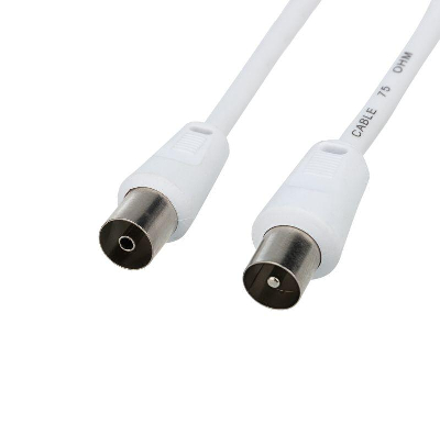 Шнур TV Plug - TV Jack 1.5м бел. Rexant 18-0002