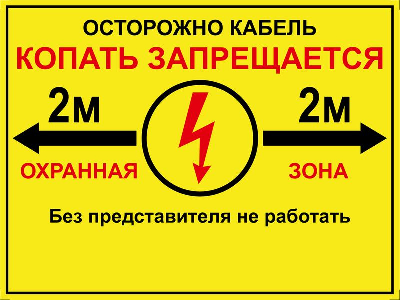 Табличка ПВХ односторонняя 210х280х5мм Протэкт УП-00006260