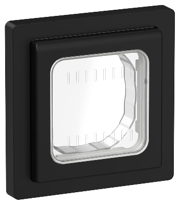 Рамка 1-м СП FLITE Рпро-1-55-ФлЧ IP55 черн. IEK FI-M10-32-55-K02