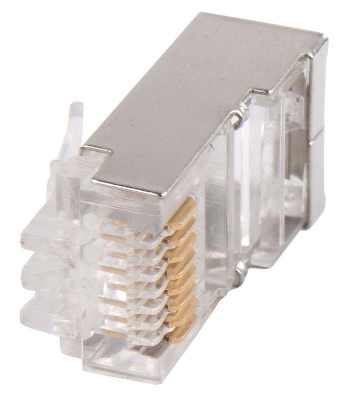 Разъем RJ45 8P8C кат.5E FTP GENERICA CS3-1C5EF-G